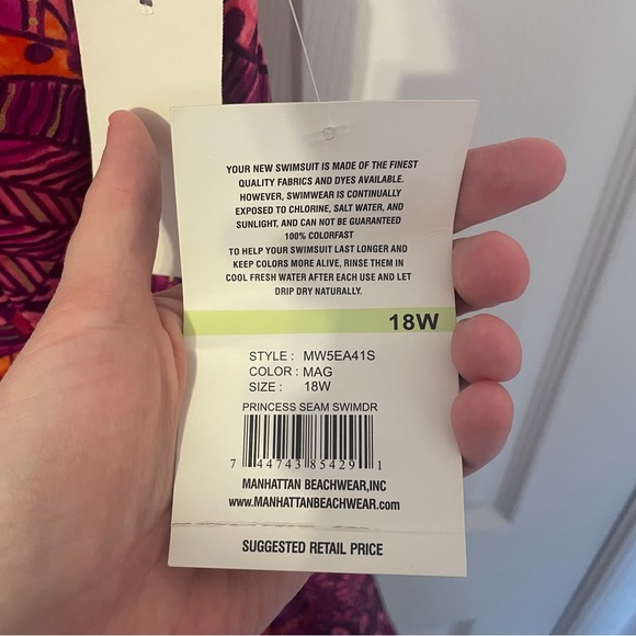 Pink Swim Dress - Picture 8 of 9